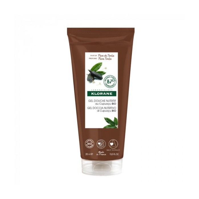 KLORANE Hygiène corps  Gel douche - Fève de Tonka Tube de 200 ml KLORANE Hygiène corps  Gel douche - Fève de Tonka Tube de 200 ml
