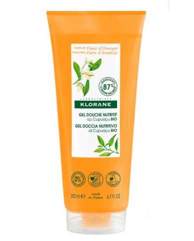 Klorane gel douche nutritif Fleur d'oranger Tube de 200 ml Klorane gel douche nutritif Fleur d'oranger Tube de 200 ml