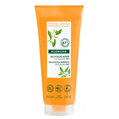 Klorane gel douche nutritif Fleur d'oranger Tube de 200 ml Klorane gel douche nutritif Fleur d'oranger Tube de 200 ml