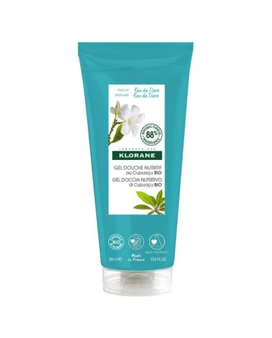KLORANE Gel douche au parfum Eau de Tiaré Tube de 200 ml KLORANE Gel douche au parfum Eau de Tiaré Tube de 200 ml