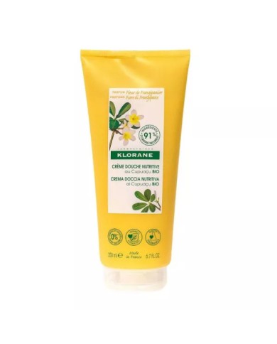 Klorane Crème de Douche Frangipanier Tube de 200ml Klorane Crème de Douche Frangipanier Tube de 200ml