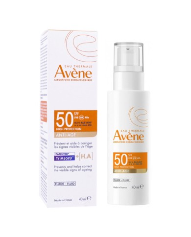 AVENE FLUIDE ANTI-AGE SPF50 Tube de 40 ml AVENE FLUIDE ANTI-AGE SPF50 Tube de 40 ml