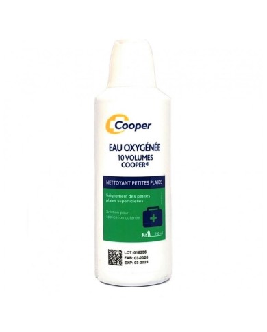 COOPER  EAU OXYGENEE 10 volumes Solution pour application locale Flacon de 250 ml