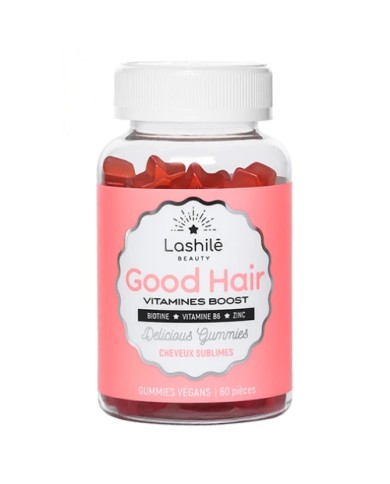 LASHILE BEAUTY Good Hair Cheveux sublimes Boite de 60 gummies vegan