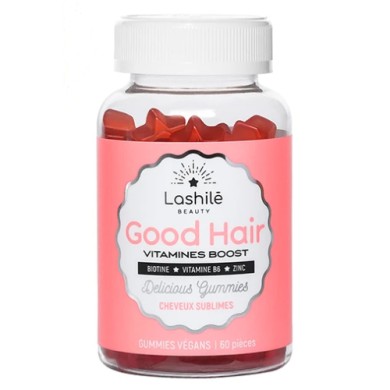 LASHILE BEAUTY Good Hair Cheveux sublimes Boite de 60 gummies vegan