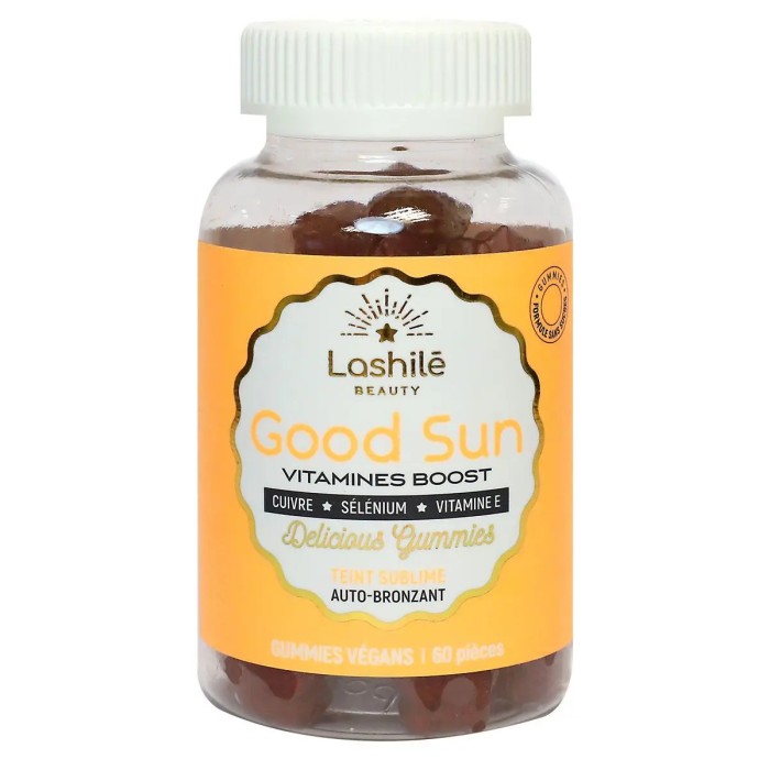 LASHILE Good Sun Teint sublime Boite de 60 gummies vegan