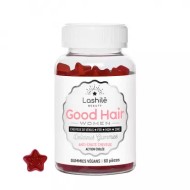 LASHILE Good Hair Women Anti chute de cheveux Boite de 60 gummies vegan