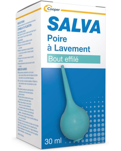 SALVA - Poire à lavement auriculaire bout effilé  30ML
