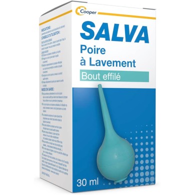SALVA - Poire à lavement auriculaire bout effilé  30ML