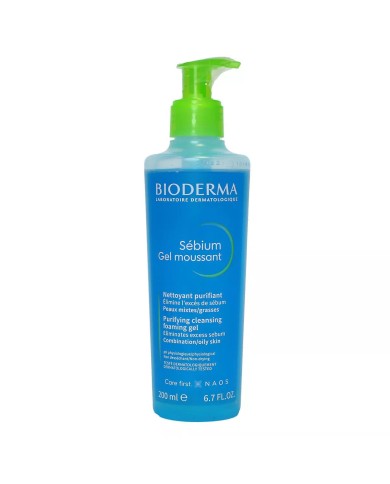 BIODERMA Sebium Nettoyant purifiant Flacon pompe de 200 ml BIODERMA Sebium Nettoyant purifiant Flacon pompe de 200 ml