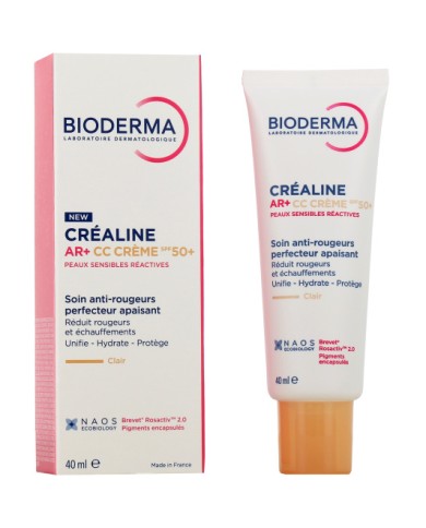 BIODERMA Créaline AR+ CC crème SPF50+ Tube de 40 ml