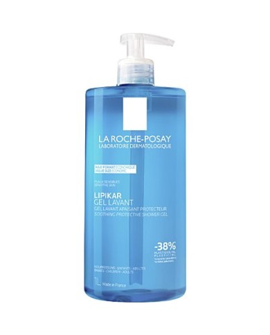 LA ROCHE POSAY LIPIKAR Gel douche lavant apaisant Flacon de 1 litre LA ROCHE POSAY LIPIKAR Gel douche lavant apaisant Flacon de 1 litre