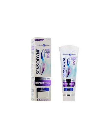 Sensodyne Dentifrice Professional Reparateur éclat Blancheur tube de 75Ml