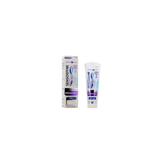 Sensodyne Dentifrice Professional Reparateur éclat Blancheur tube de 75Ml Sensodyne Dentifrice Professional Reparateur éclat Blancheur tube de 75Ml
