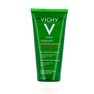 VICHY NORMADERM PHYTOSOLUTION Gel purifiant intense Tube de 200 ml