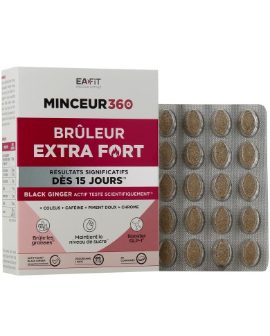 EAFIT Minceur 360 Brûleur Extra Fort  Boite de 60 comprimés EAFIT Minceur 360 Brûleur Extra Fort  Boite de 60 comprimés