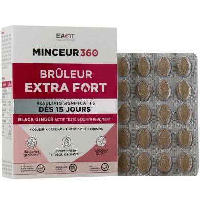 EAFIT Minceur 360 Brûleur Extra Fort  Boite de 60 comprimés EAFIT Minceur 360 Brûleur Extra Fort  Boite de 60 comprimés