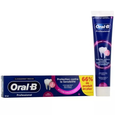 Oral-B Professional Dentifrice protection contre la sensibilité Tube de 125ml Oral-B Professional Dentifrice protection contre la sensibilité Tube de 125ml