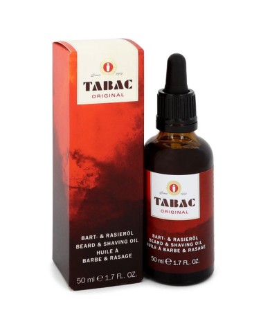 TABAC ORIGINAL Huile barbe et rasage Flacon de 50 ml TABAC ORIGINAL Huile barbe et rasage Flacon de 50 ml