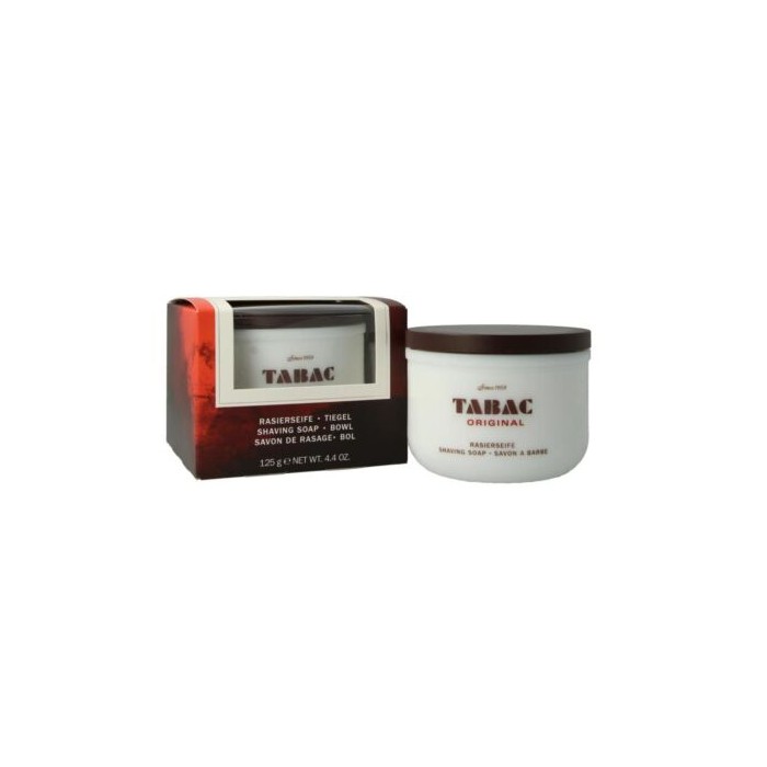 Tabac Original Savon à barbe Pain de 125 grammes et son bol Tabac Original Savon à barbe Pain de 125 grammes et son bol