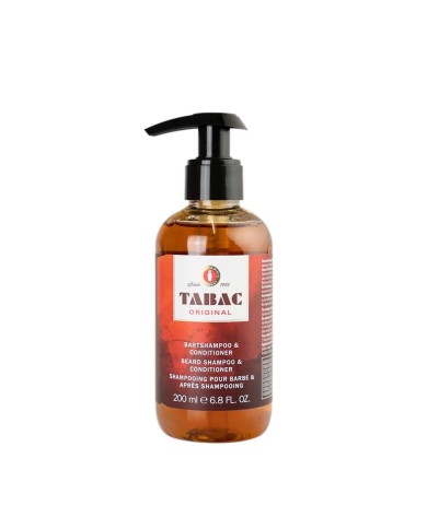 TABAC ORIGINAL SHAMPOOING ET APRES-SHAMPOOING POUR BARBE Flacon pompe de 200 ml TABAC ORIGINAL SHAMPOOING ET APRES-SHAMPOOING POUR BARBE Flacon pompe de 200 ml