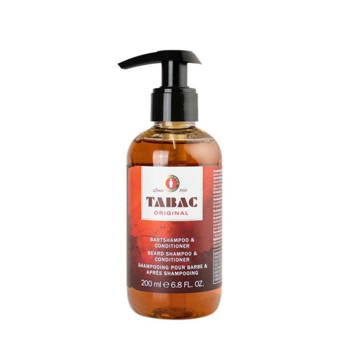 TABAC ORIGINAL SHAMPOOING ET APRES-SHAMPOOING POUR BARBE Flacon pompe de 200 ml
