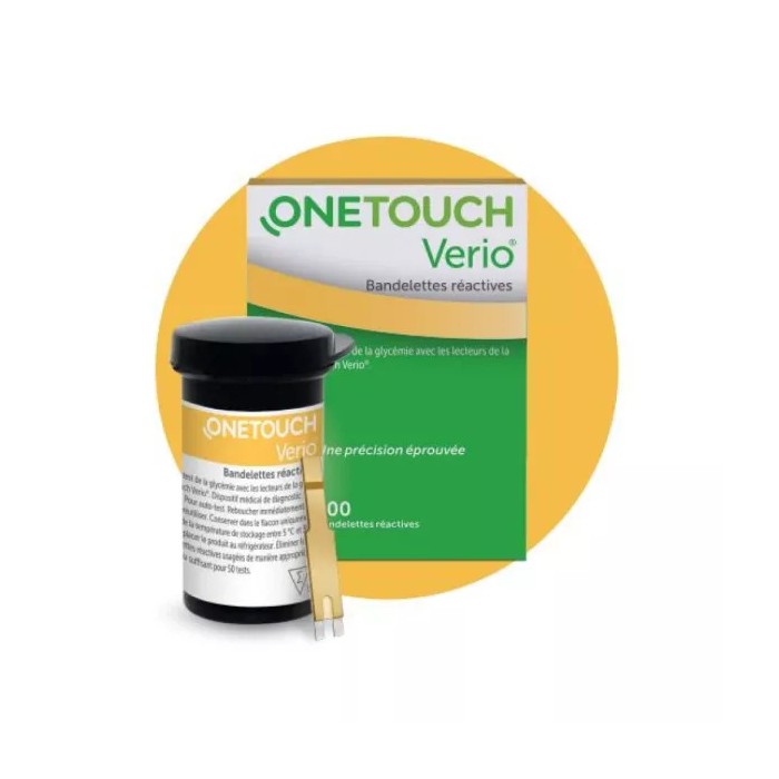 ONE TOUCH VERIO Bandelettes réactives boite de 2 X 50