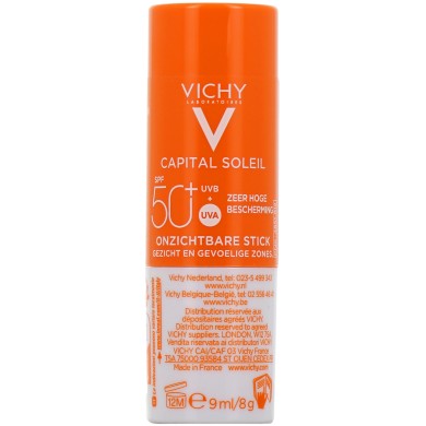 Vichy Capital Soleil Stick Invisible SPF50+ Tube de 8 grammes Vichy Capital Soleil Stick Invisible SPF50+ Tube de 8 grammes