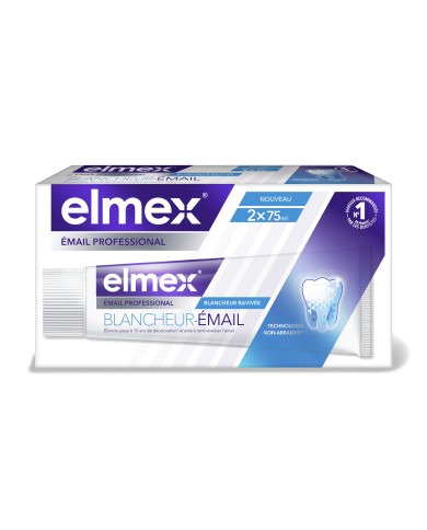 ELMEX ELMEX Dentifrice Blancheur - Email Lot de 2 Tubes de 75ml