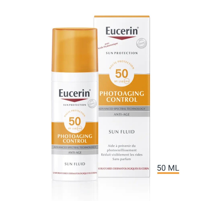 Eucerin SUN PROTECTION PHOTOAGING CONTROL Fluid SPF 50+ Tube de 50ml