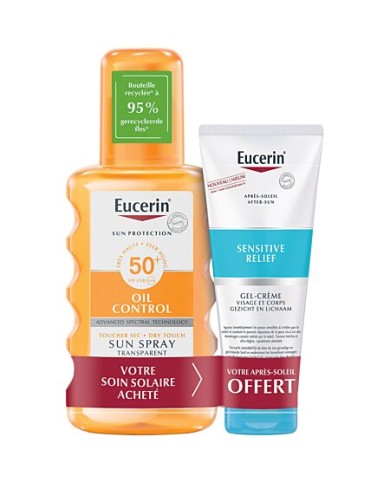 Eucerin Oil Control Spray Solaire Transparent SPF 50+ Eucerin Oil Control Spray Solaire Transparent SPF 50+