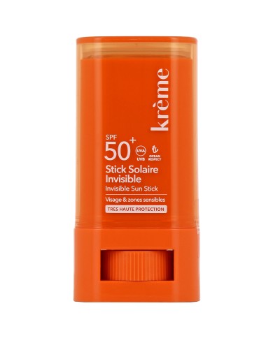 Krème Stick Solaire Invisible SPF 50+ Tube de 19 grammes Krème Stick Solaire Invisible SPF 50+ Tube de 19 grammes