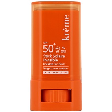 Krème Stick Solaire Invisible SPF 50+ Tube de 19 grammes Krème Stick Solaire Invisible SPF 50+ Tube de 19 grammes