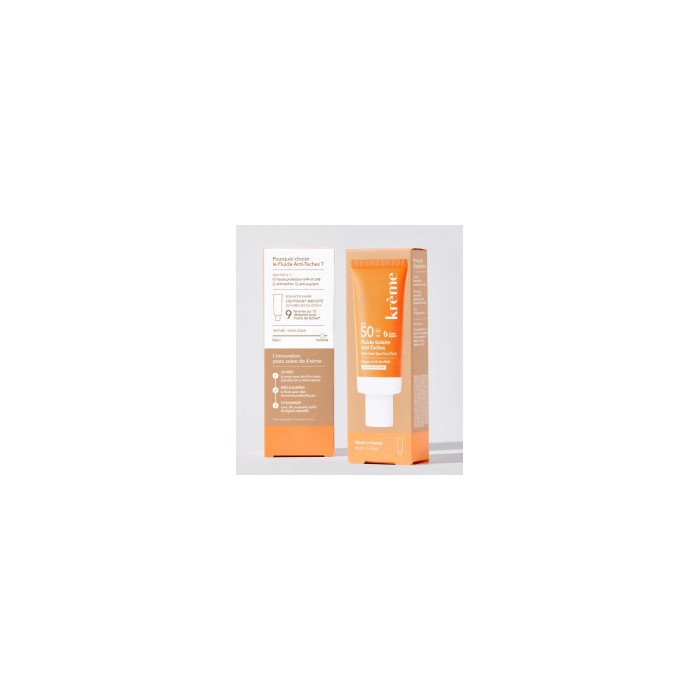 Krème Fluide Solaire Anti-Taches SPF 50 Tube de 40 ml