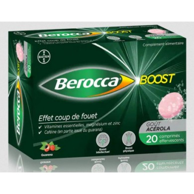 BEROCCA BOOST Comprimés effervescents Boite de 20 BEROCCA BOOST Comprimés effervescents Boite de 20