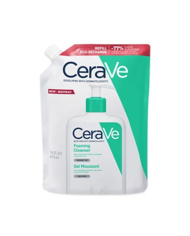 CERAVE Gel moussant Eco recharde de 473 ml
