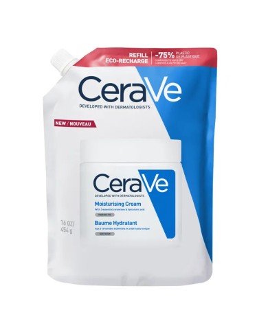 CERAVE Baume hydratant peaux sèches à très sèches Eco recharge de 454 gr CERAVE Baume hydratant peaux sèches à très sèches Eco recharge de 454 gr