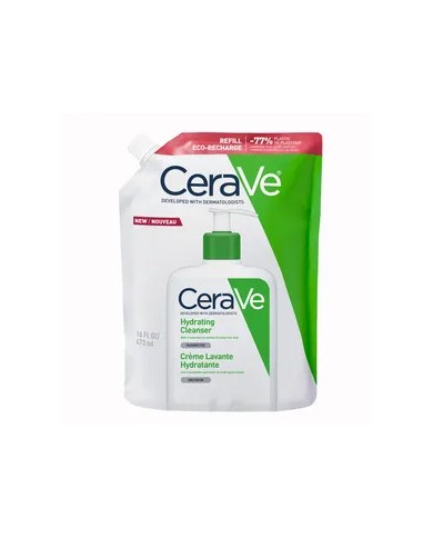 CERAVE Crème lavante hydratante Eco recharge de 473 ml CERAVE Crème lavante hydratante Eco recharge de 473 ml