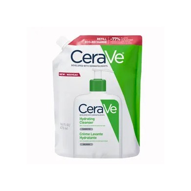 CERAVE Crème lavante hydratante Eco recharge de 473 ml
