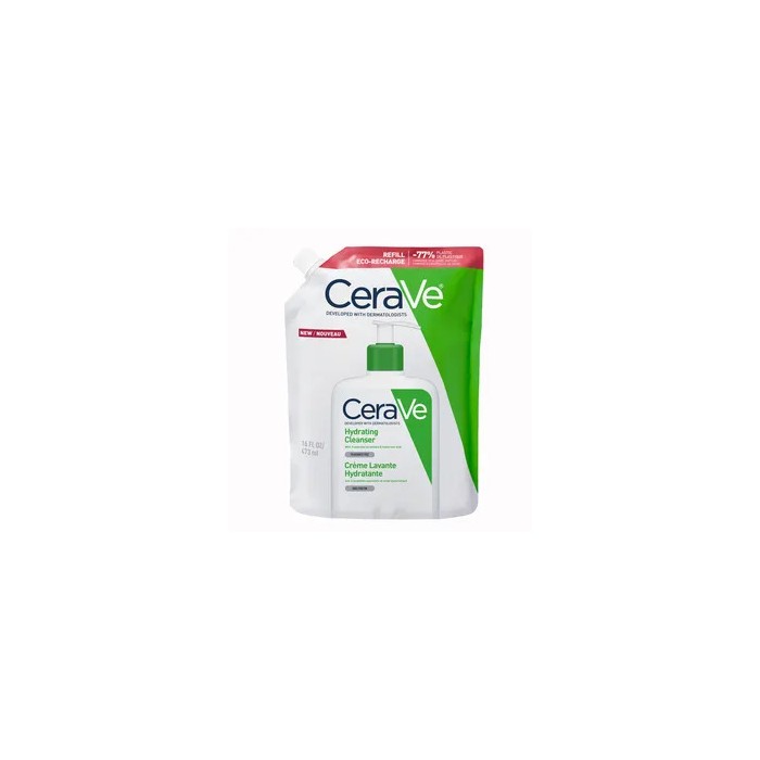 CERAVE Crème lavante hydratante Eco recharge de 473 ml CERAVE Crème lavante hydratante Eco recharge de 473 ml