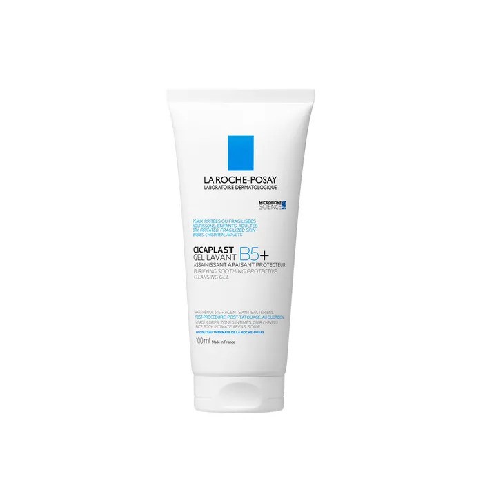 La Roche-Posay CICAPLAST B5+  Gel Lavant Moussant Assainissant Apaisant Tube de 100ml La Roche-Posay CICAPLAST B5+  Gel Lavant Moussant Assainissant Apaisant Tube de 100ml