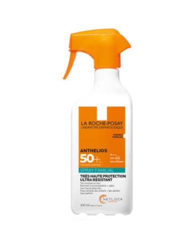 Anthelios Spray Solaire Familial SPF 50+ Spray de 300 ml Anthelios Spray Solaire Familial SPF 50+ Spray de 300 ml