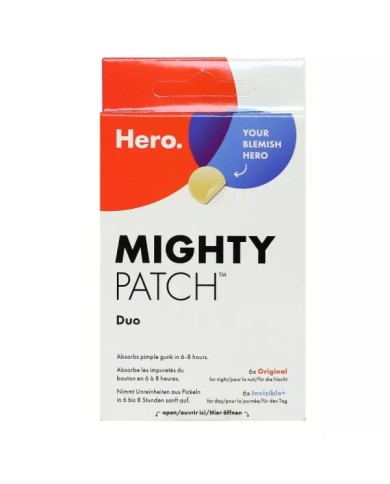 Mighty Patch DUO 6 X Invisible jour + 6 ORIGINAL NUIT Mighty Patch DUO 6 X Invisible jour + 6 ORIGINAL NUIT