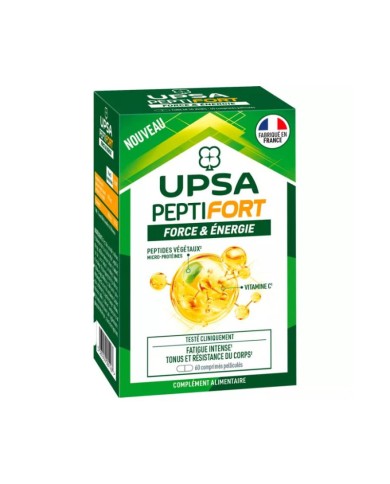 UPSA PeptiFort Force et energie Boite de 60 comprimés