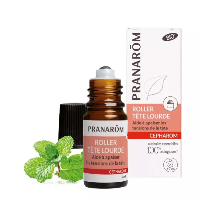 Pranarom Bio Cepharom Roller Tête Lourde Flacon de 5 ml