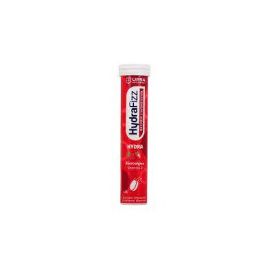 UPSA HydraFizz Boite de 16 comprimés effervescents gout Fraise UPSA HydraFizz Boite de 16 comprimés effervescents gout Fraise