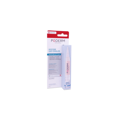 PODERM - MYCOSE DES ONGLES - DES LE 1 ER JOUR - STYLO - 4 ML PODERM - MYCOSE DES ONGLES - DES LE 1 ER JOUR - STYLO - 4 ML