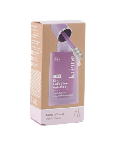 Krème Sérum Collagène Anti rides Yeux Bio Flacon de 15 ml Krème Sérum Collagène Anti rides Yeux Bio Flacon de 15 ml