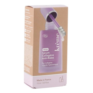 Krème Sérum Collagène Anti rides Yeux Bio Flacon de 15 ml Krème Sérum Collagène Anti rides Yeux Bio Flacon de 15 ml