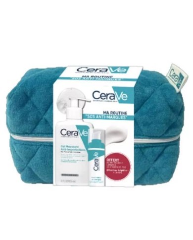 CERAVE Ma routine SOS ANTI-MARQUES avec TROUSSE offerte CERAVE Ma routine SOS ANTI-MARQUES avec TROUSSE offerte